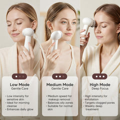 AFEIOFT hygienic silicone bristles gentle for sensitive skin up close