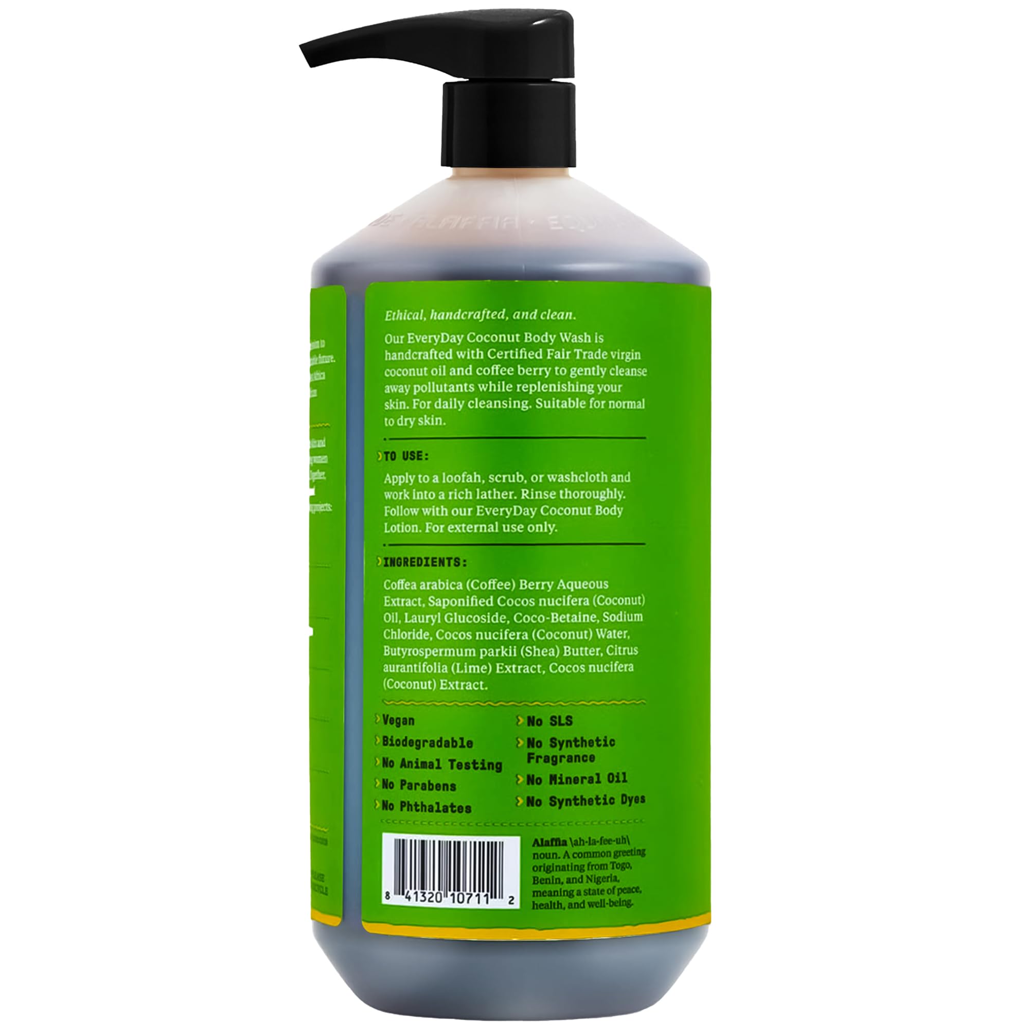 Alaffia Coconut Lime scent image evokes refreshing shower experience