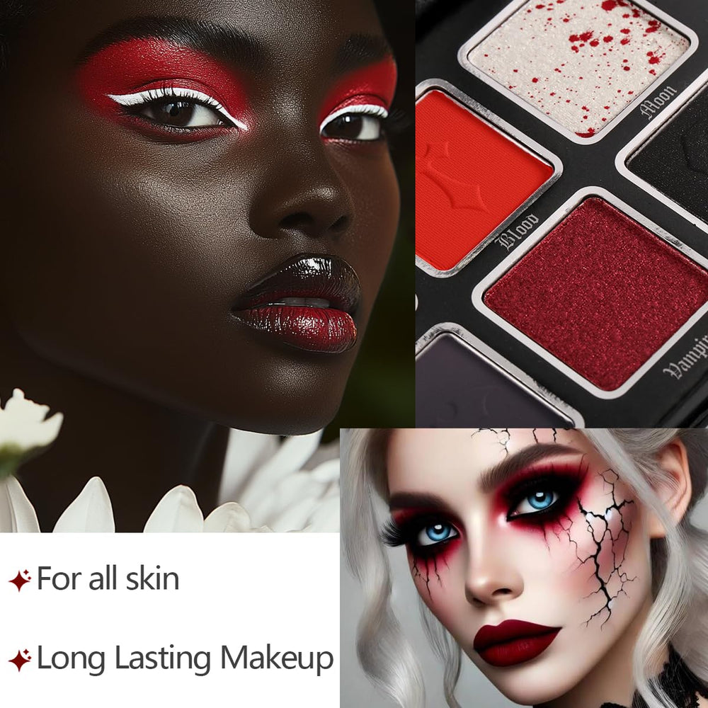Afflano moon red shimmer shadow pan adds dimensional shimmer