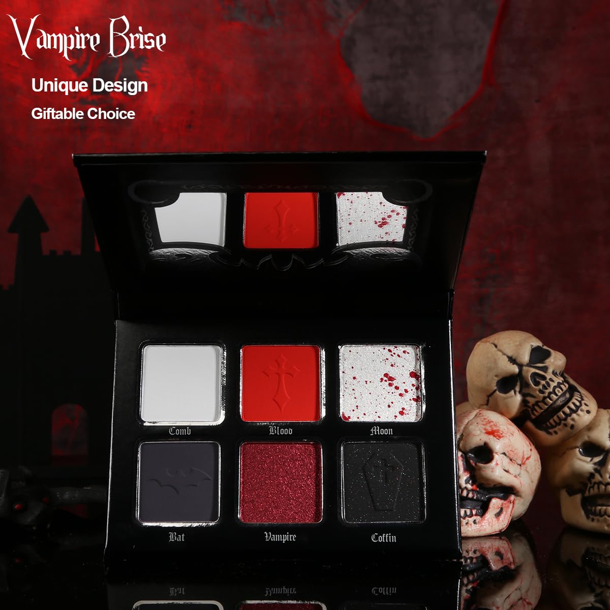 Afflano vampire burgundy shimmer shade enriches gothic highlights