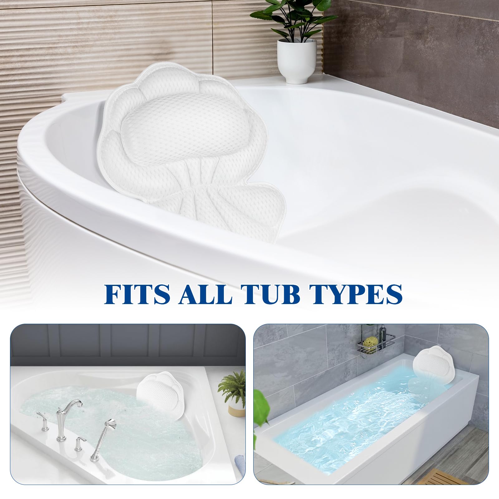 Afitton bath pillow makes a luxurious spa gift for loved ones.