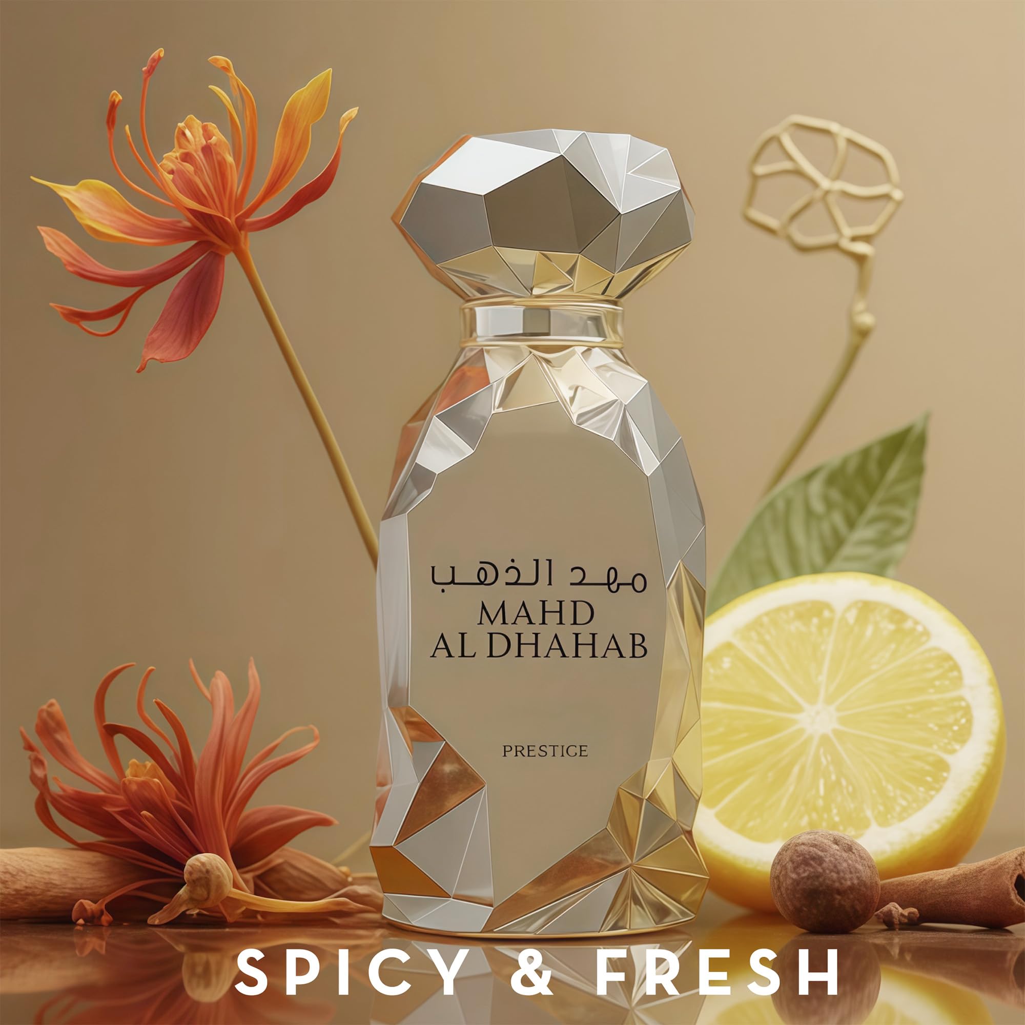 AFLUXE MAHD AL DHAHAB base-notes glow with sandalwood-amber-oud warmth on skin