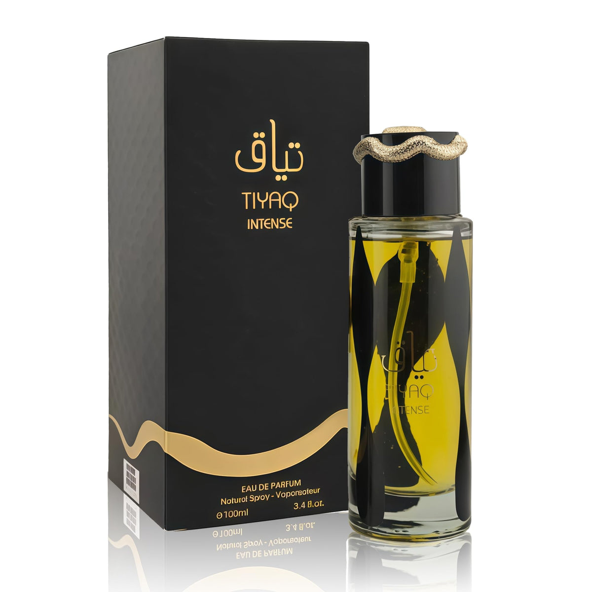 AFLUXE TIYAQ Intense bottle front view for daily confidence and versatile wear.