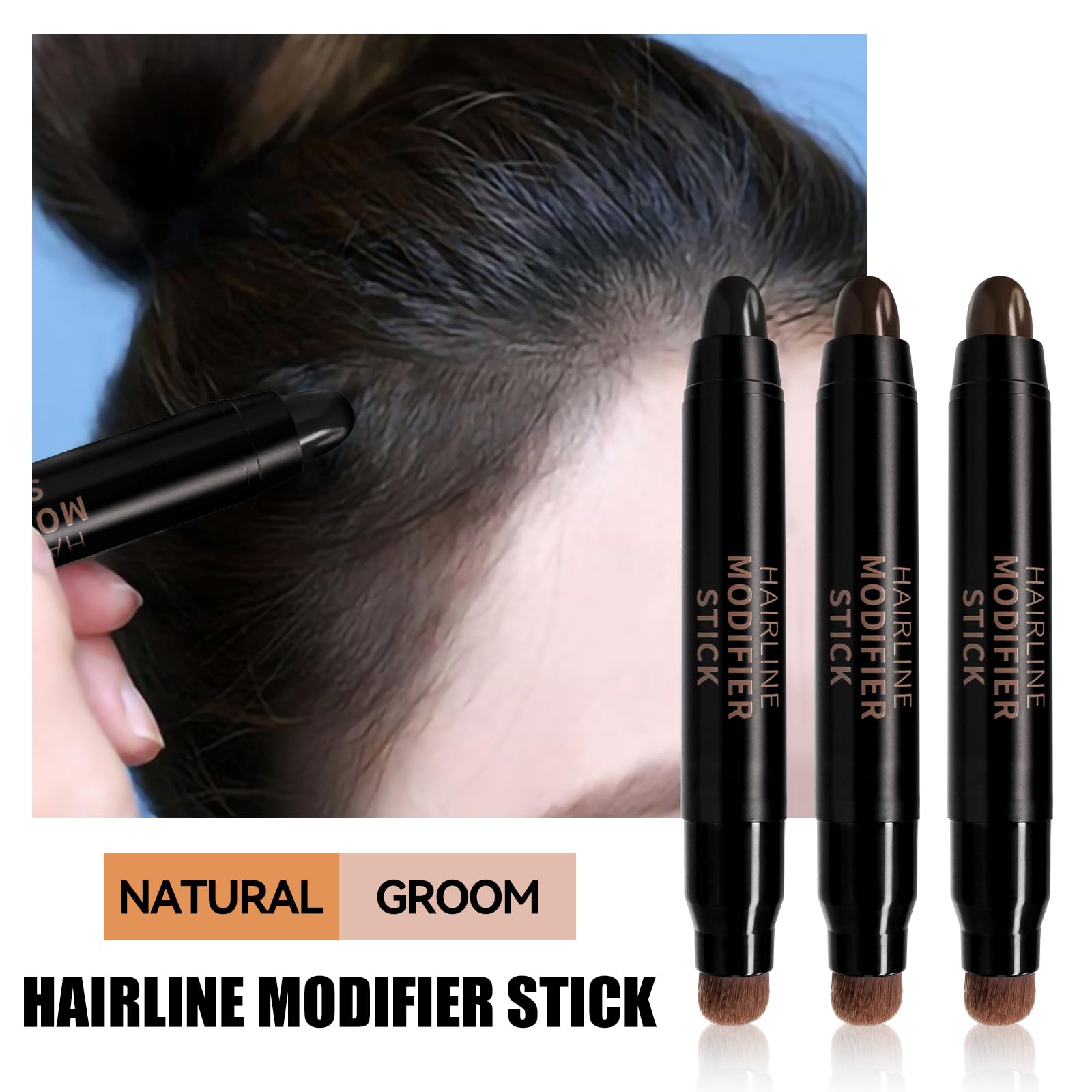 AfmiCat root touch up stick dual-tip design close-up for precise color target