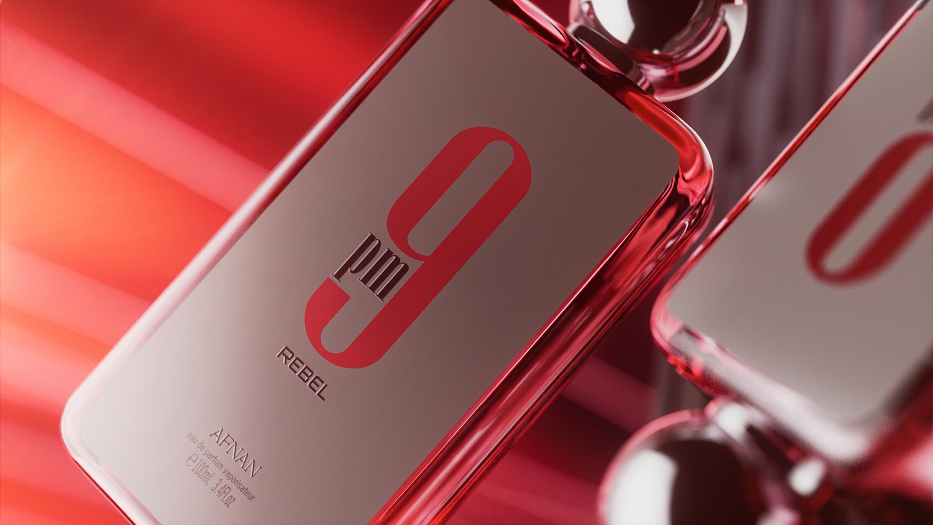 Afnan 9 PM Rebel night-out essence captures confident presence at social events.