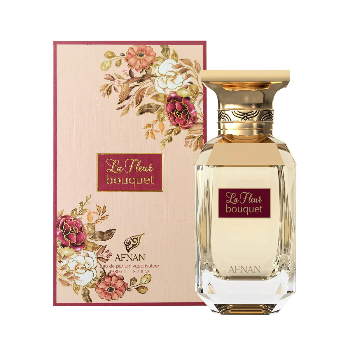 Afnan La Fleur Bouquet bottle shown for daily wear and subtle floral charm