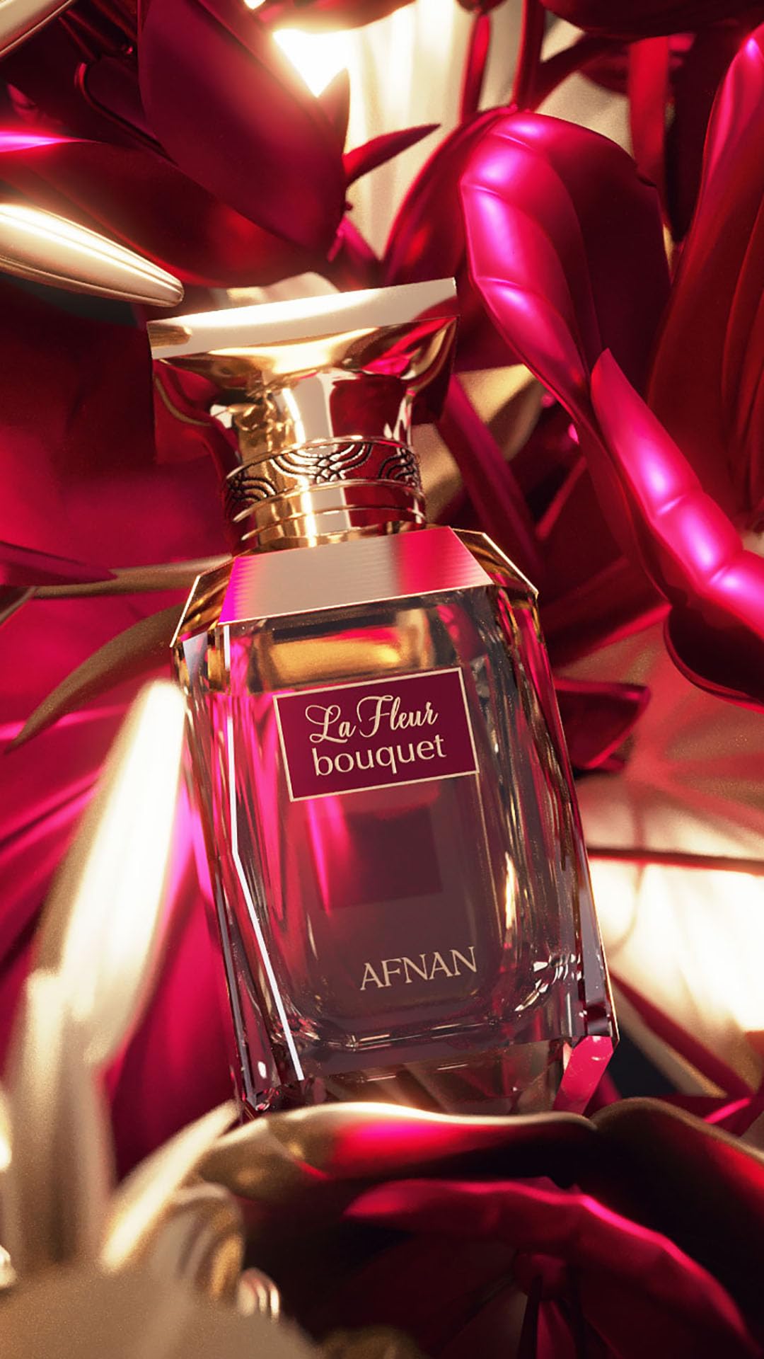Afnan La Fleur Bouquet mid-notes Bergamot image conveys zesty, fresh lift