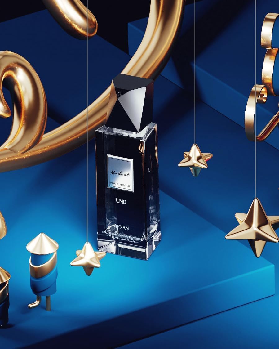 Afnan Modest Pour Homme spray application demonstrates smooth even mist