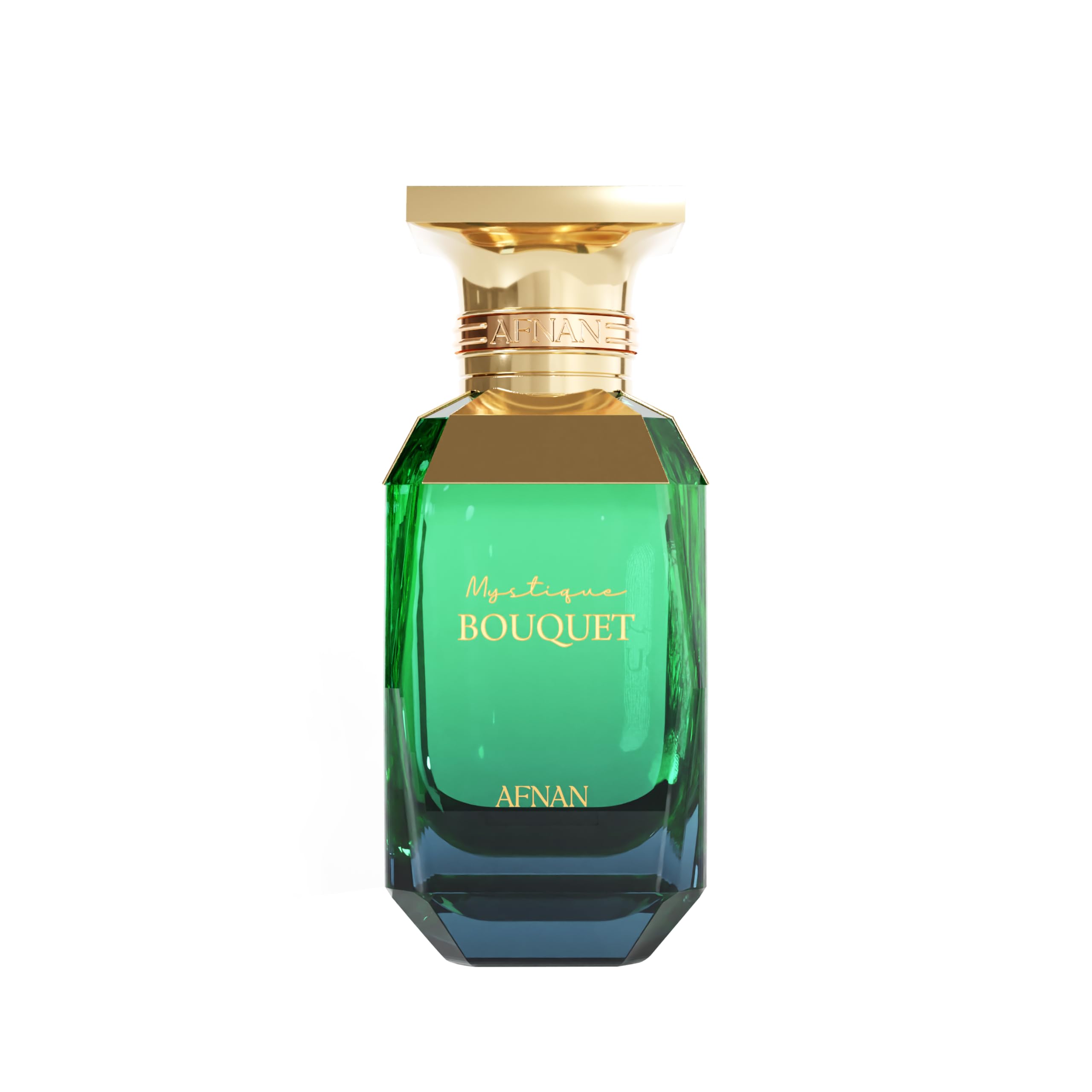 Afnan Mystique Bouquet opening notes highlight white peach and bergamot for a fresh mood