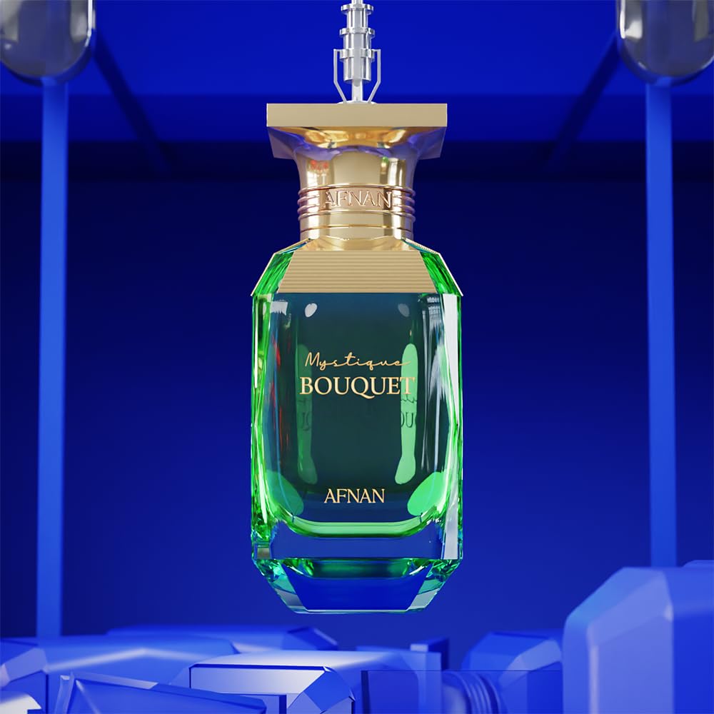 Afnan Mystique Bouquet woman applying on pulse points for a balanced scent trail