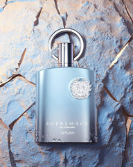 Afnan Supremacy In Heaven bottle cap close-up highlights premium design for confident gifting.