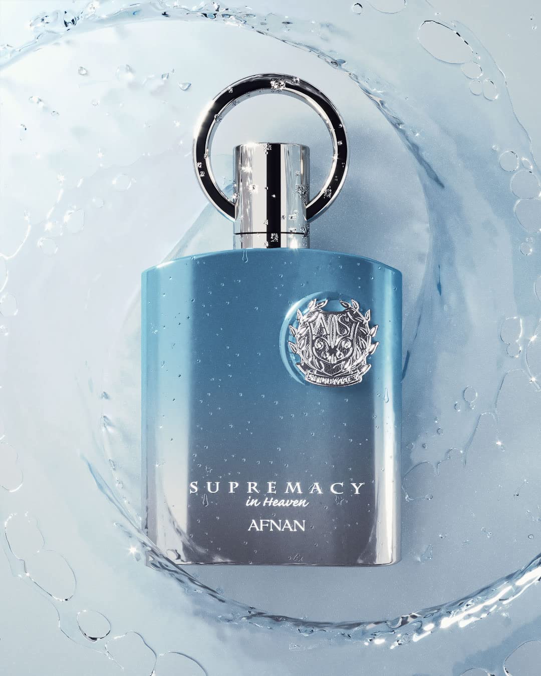 Afnan Supremacy In Heaven packaging box evokes premium gifting experience.
