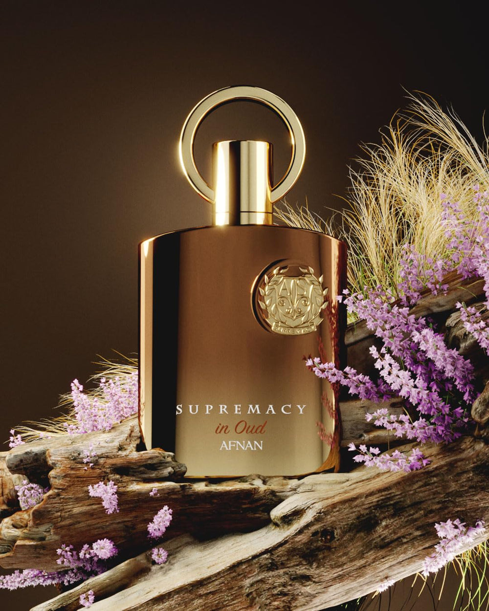 Afnan Supremacy in Oud wooden-cap indicates sturdy design and easy handling.