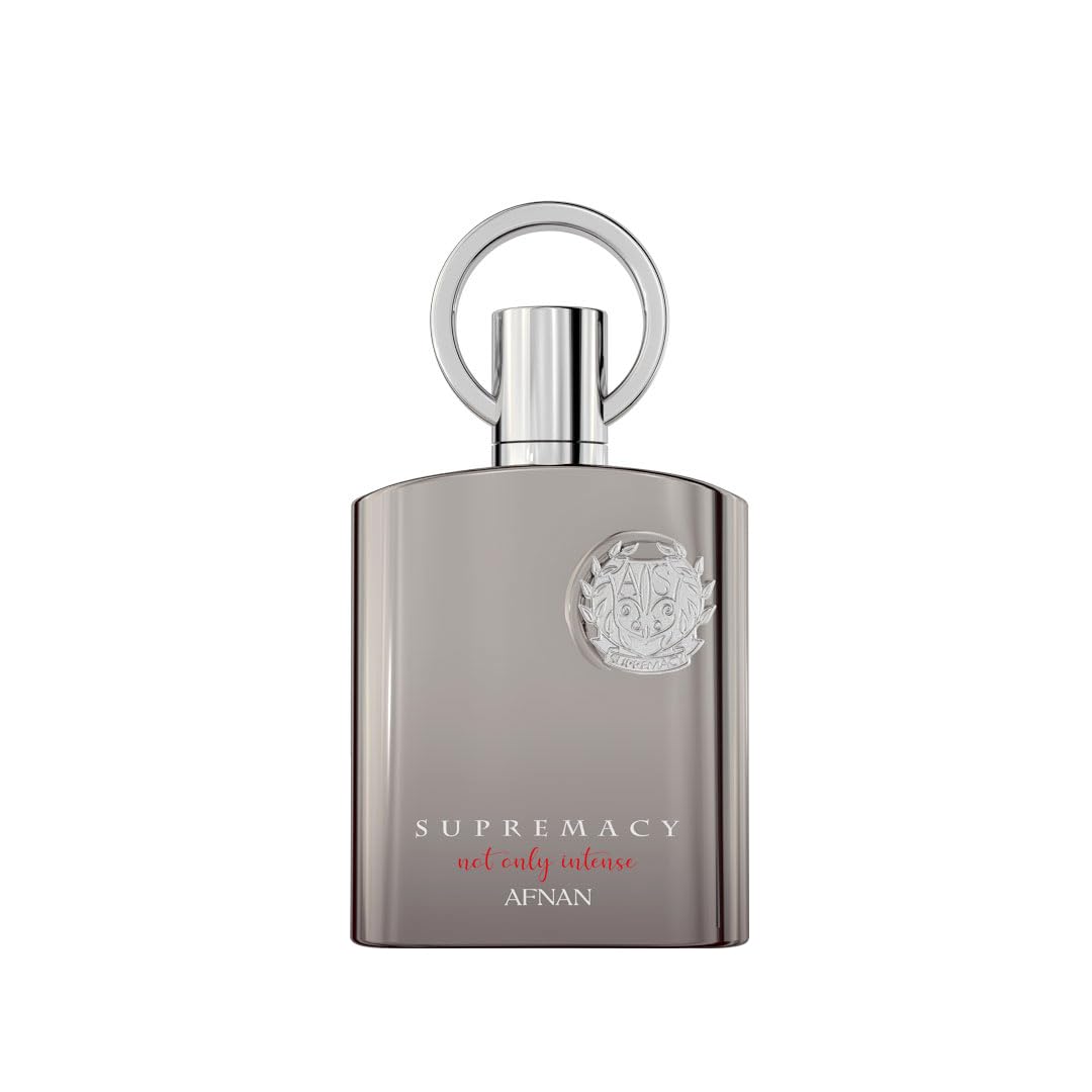 Afnan Supremacy Not Only Intense extrait bottle close-up for premium, long lasting scent impression.