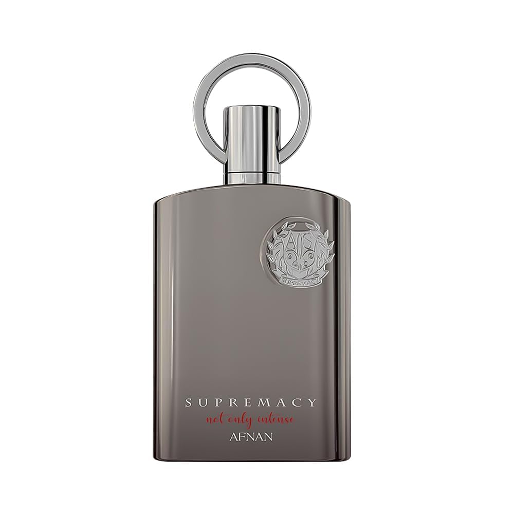 Afnan Supremacy Not Only Intense front bottle signals bold evening-ready presence