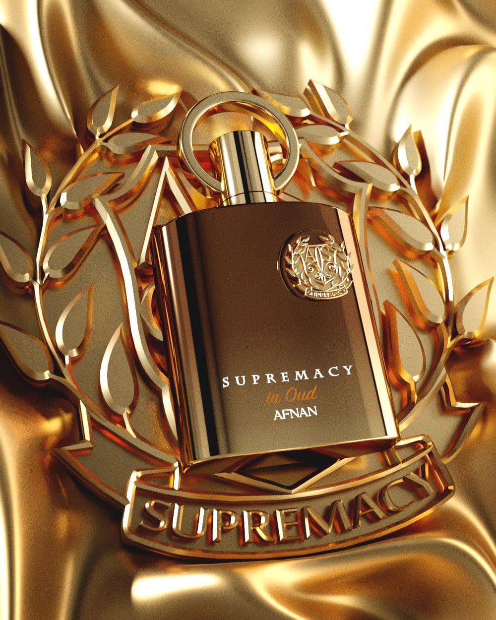 Afnan Supremacy Oud packaging image shows a premium gift-ready box.