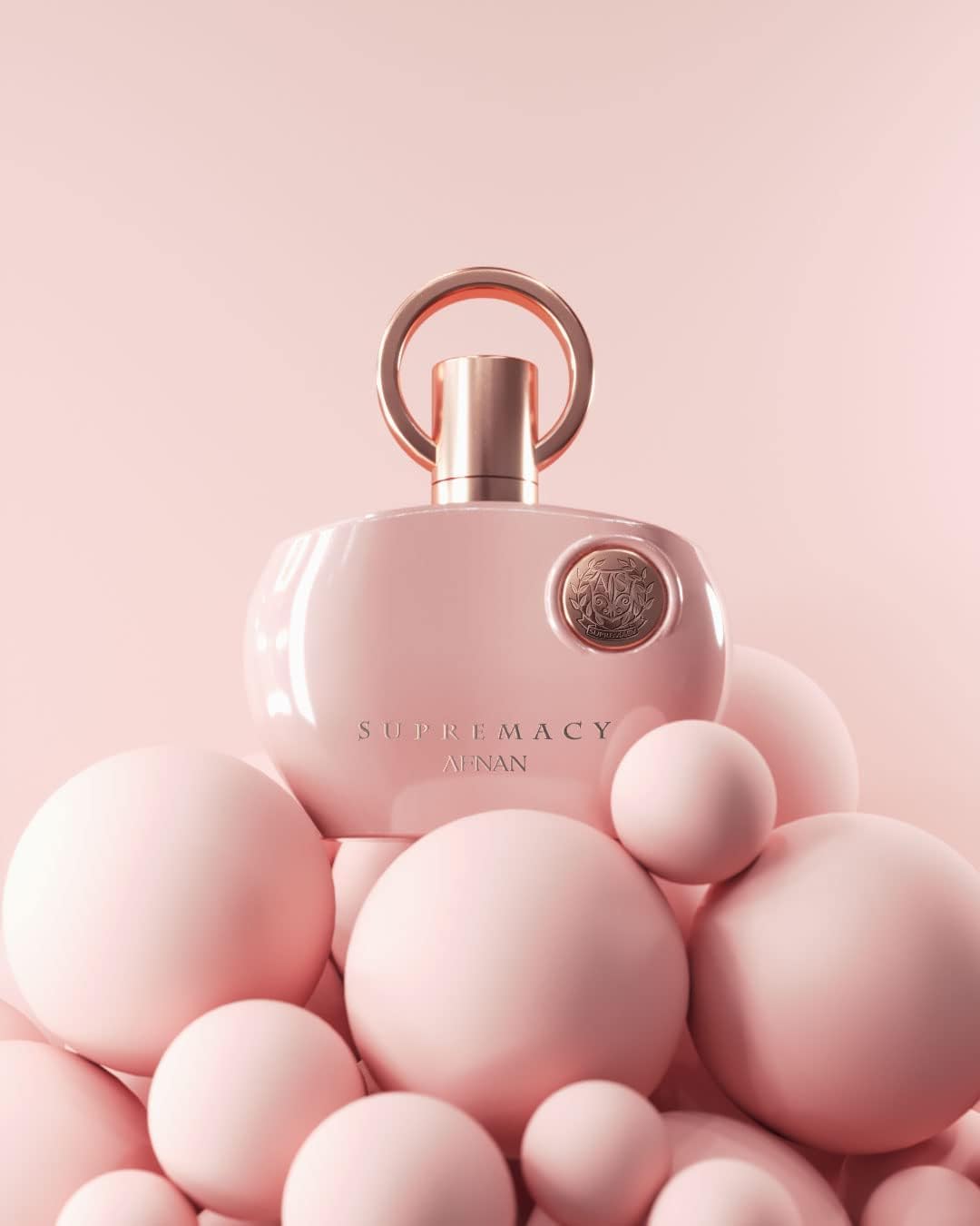 Afnan Supremacy Pink middle-notes reveal rose, peony, muguet bouquet