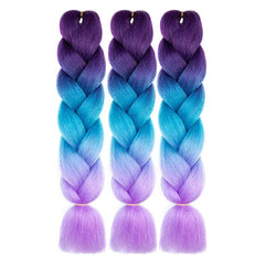 AFNOTE ombre braiding hair 24inch silky texture enhances smooth twists