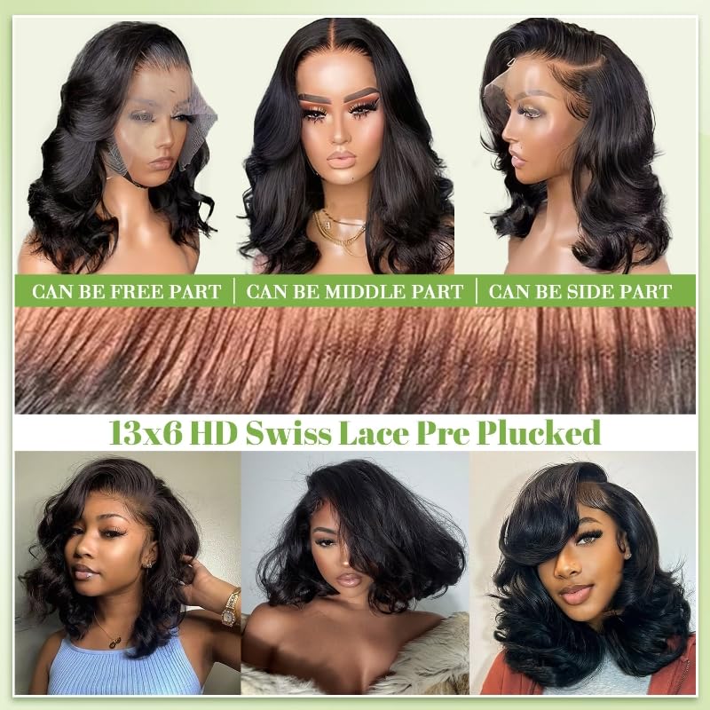 Afribye 14-inch natural black loose waves ready-to-wear everyday glamour
