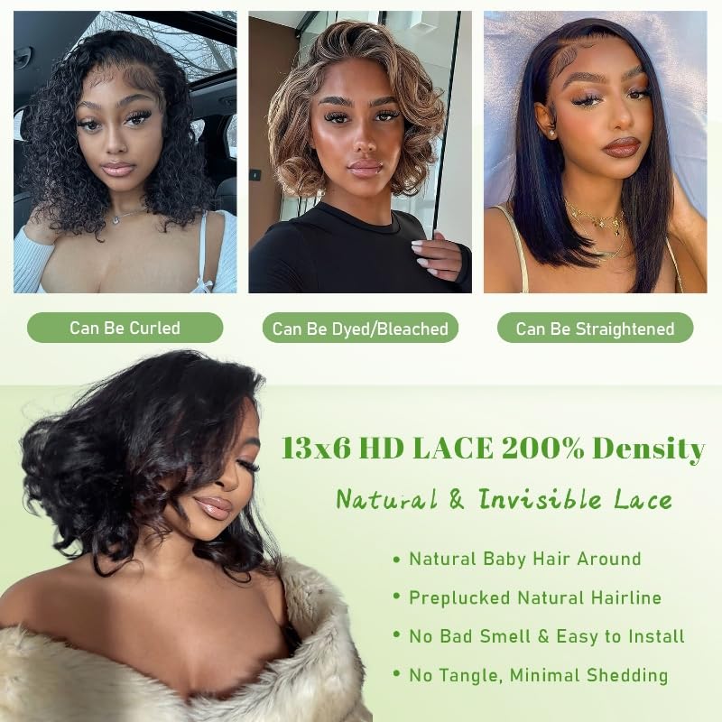 Afribye 200-density lace-front wig offers volume and fullness for confident daily looks