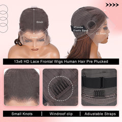 Afribye glueless 13x6 frontal cap for secure, breathable fit.
