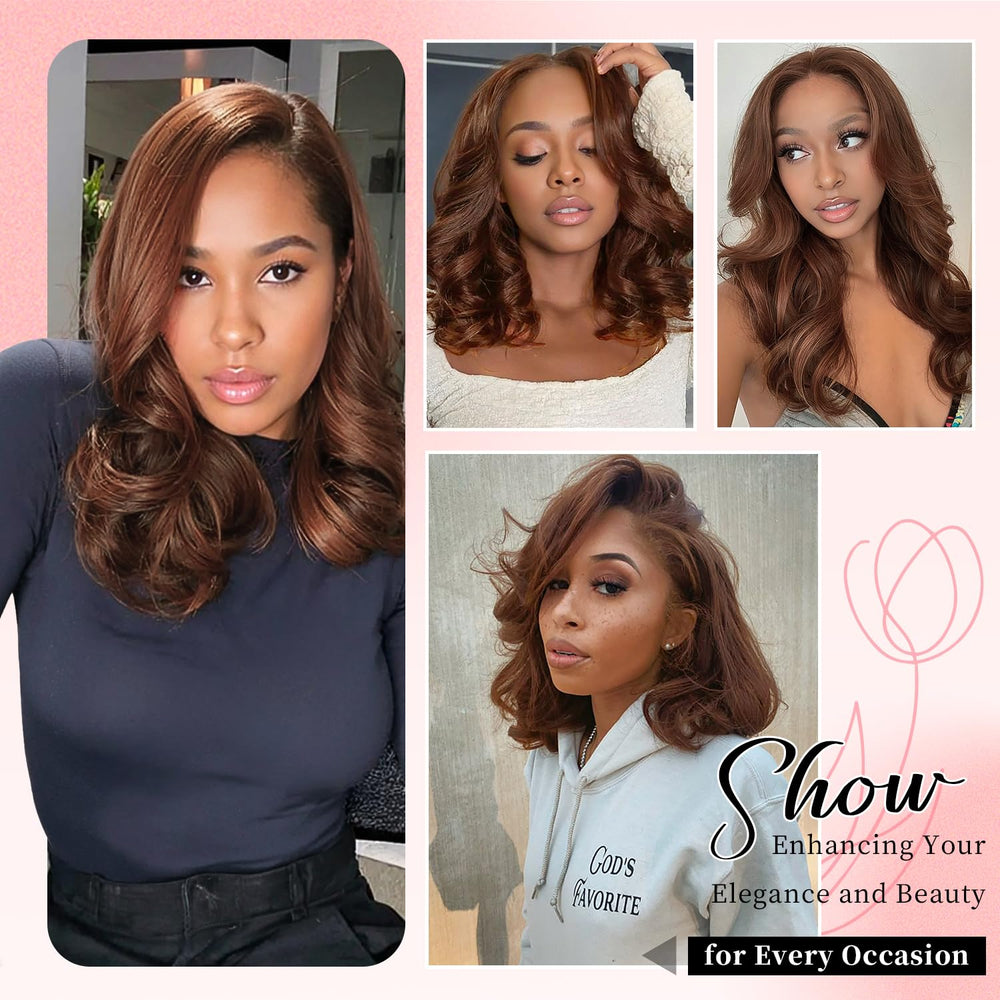 Afribye 13x6 HD lace front for versatile parting options—middle or side.