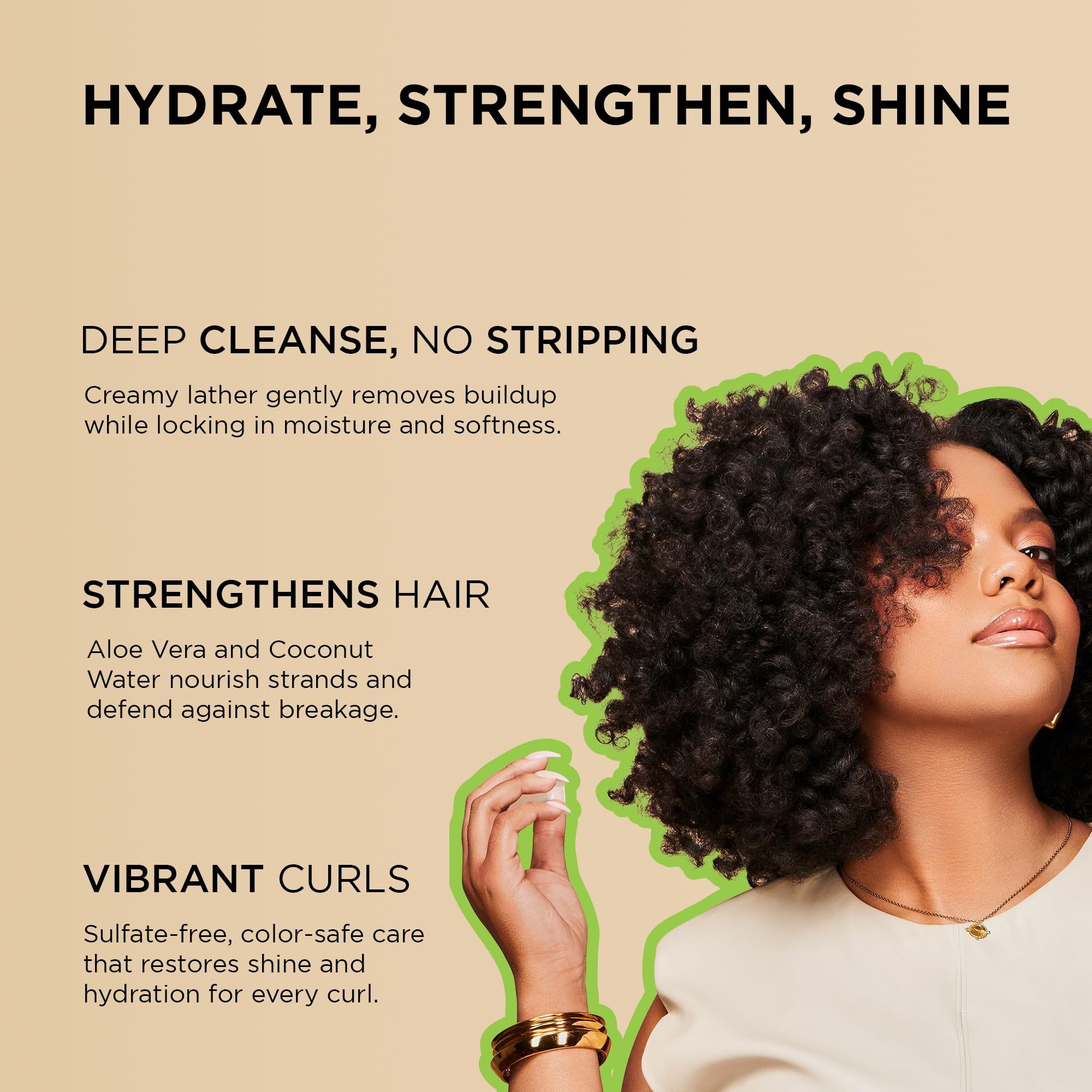 African Pride Moisture Miracle shampoo lather close-up showing rich slip for detangling.