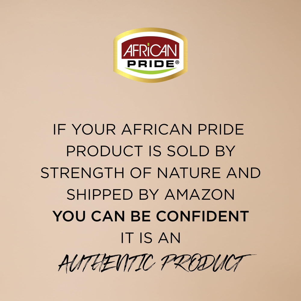 Hands applying African Pride Moisture Miracle detangler onto wet hair before wash.