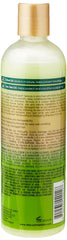 African Pride Olive Miracle 2-in-1 bottle label highlights shine