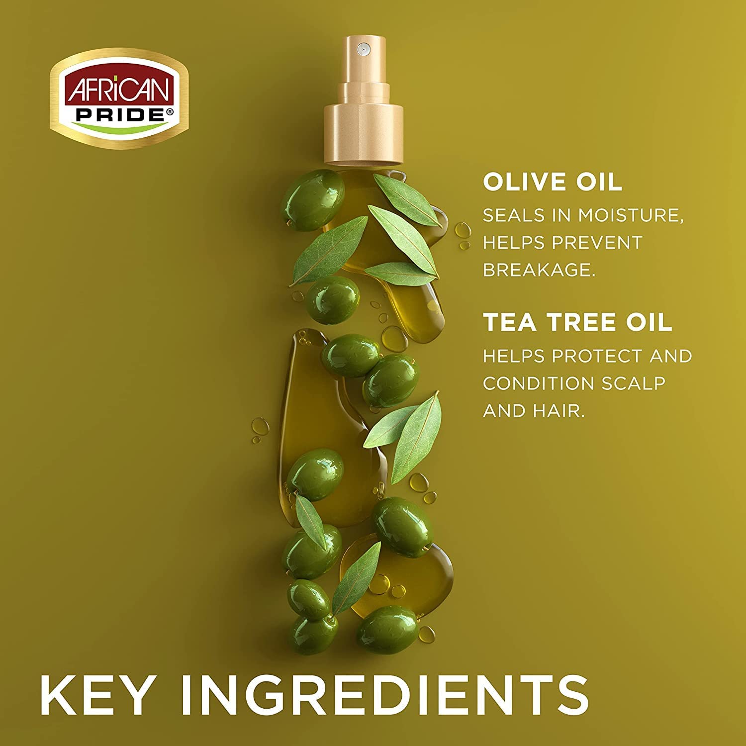 African Pride Olive Miracle 2-in-1 ingredients olive oil benefits