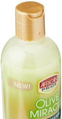 African Pride Olive Miracle 2-in-1 rich lather on hair