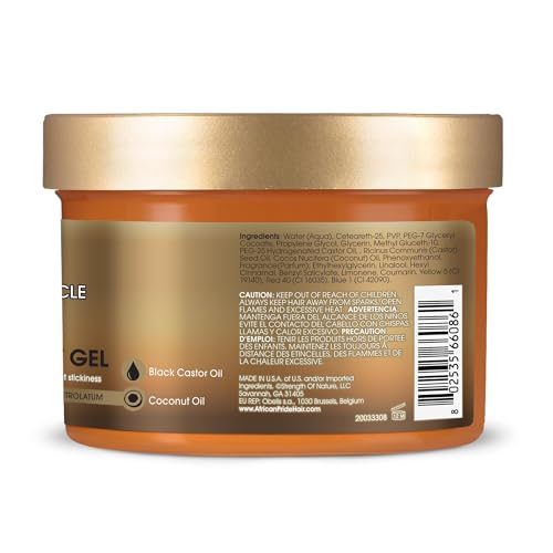 African Pride twist styling session featuring gel for detangling and control.