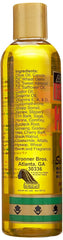 African Royale Hot Six Oil application demonstrates easy daily hair and skin care.