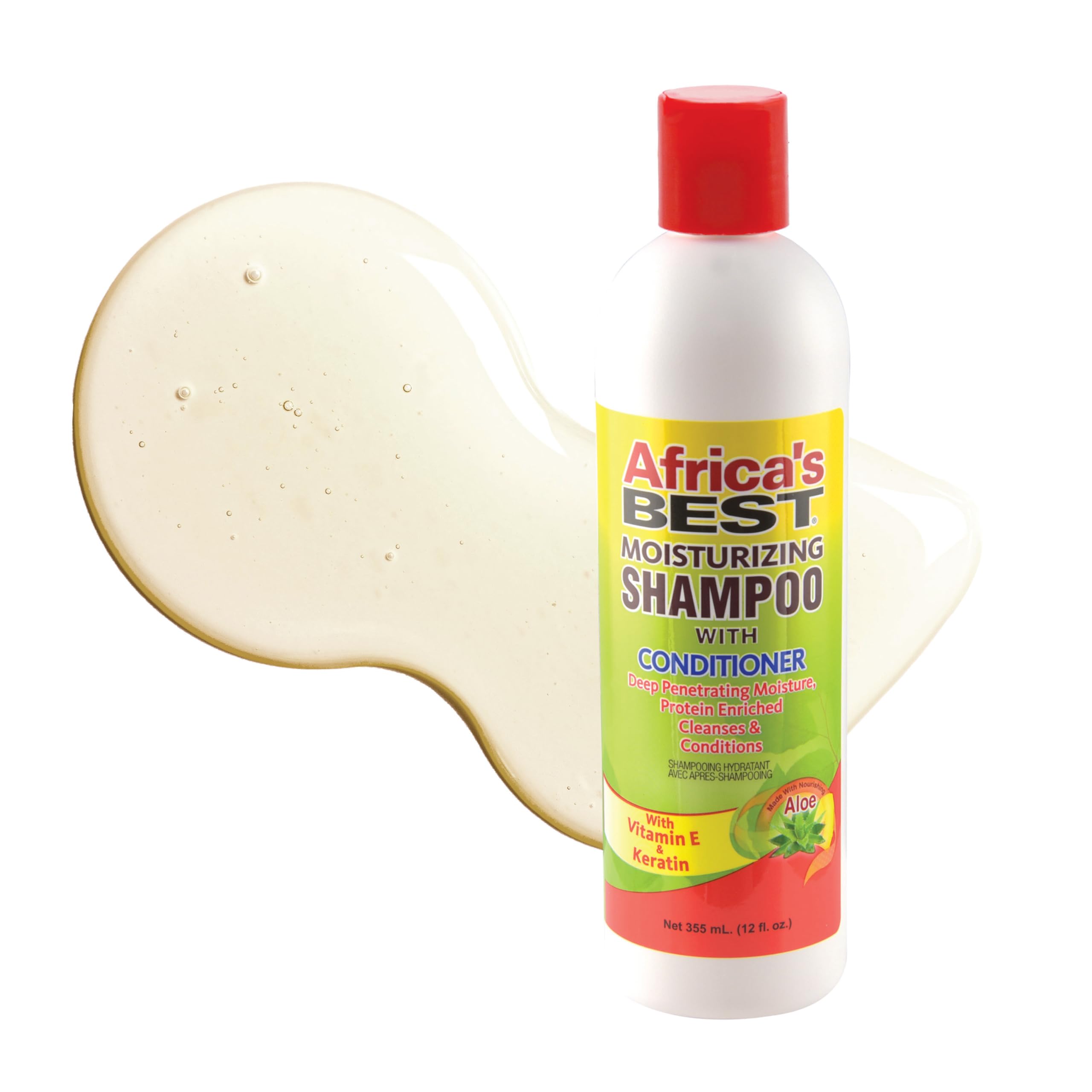 Africa's Best: cabello hidratado y brillante tras el lavado.