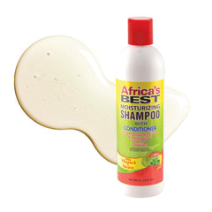 Africa's Best: cabello hidratado y brillante tras el lavado.