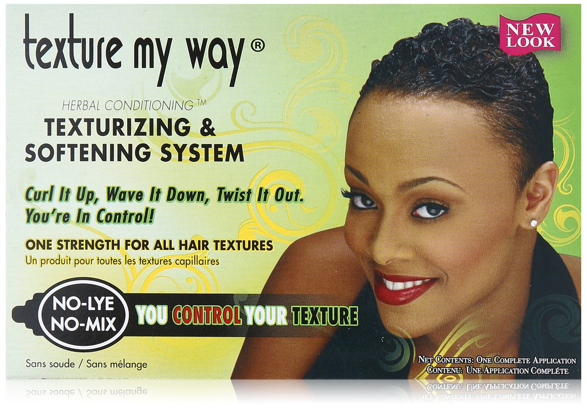 Africa's Best Organics My Way No-Lye box showcases the complete system for at home use.