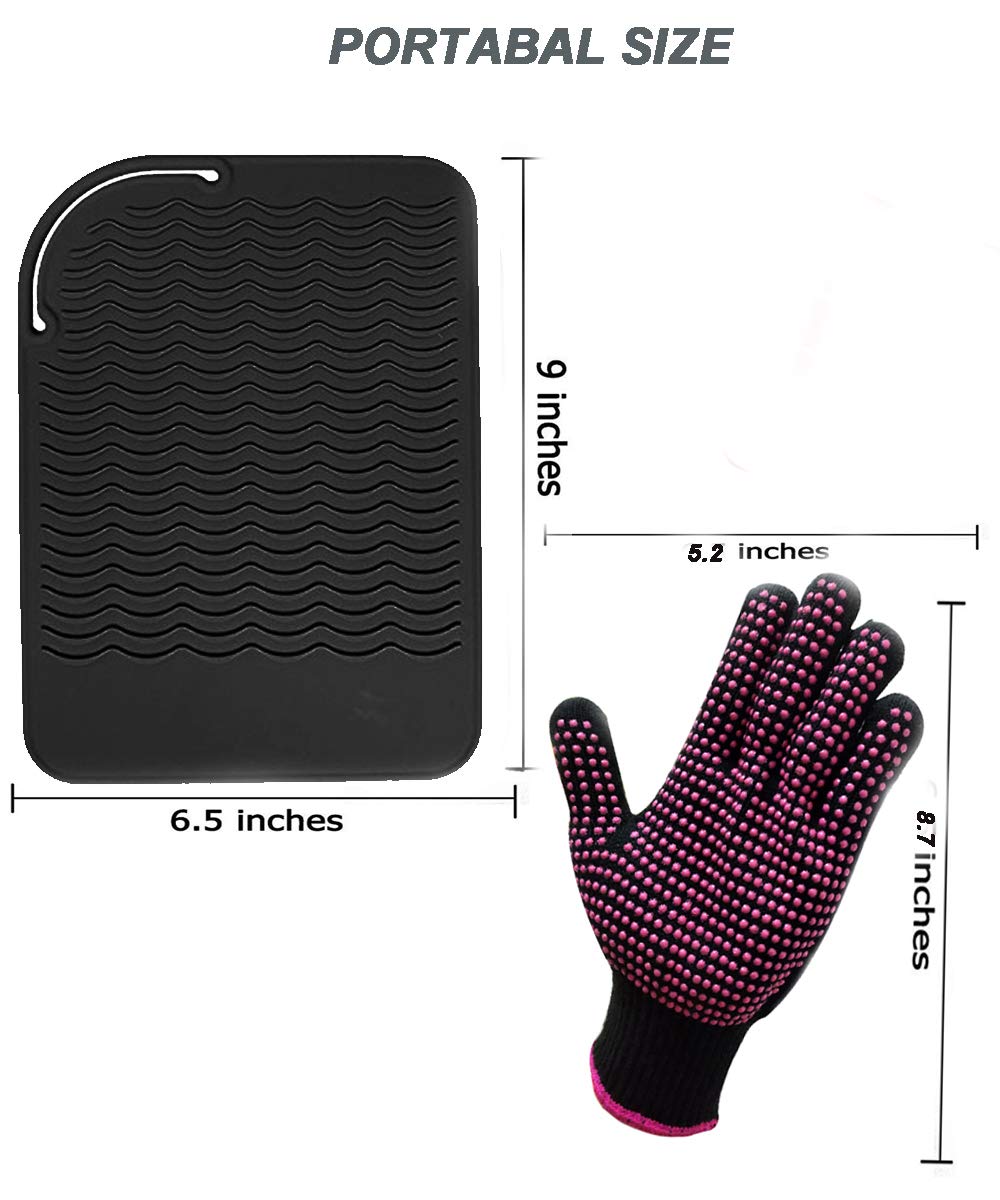 AFT90 glove material detail showing cotton and thermostable silica gel comfort