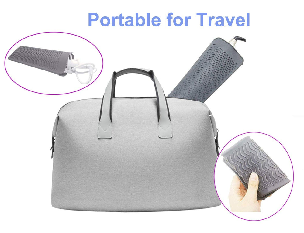 AFT90 grey silicone mat for hair tools and heat protection