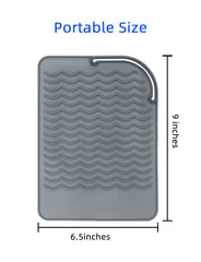 AFT90 collapsible travel mat shows portable styling protection.