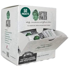 After Inked front packet showing label and 7ml size, portable hydration benefit