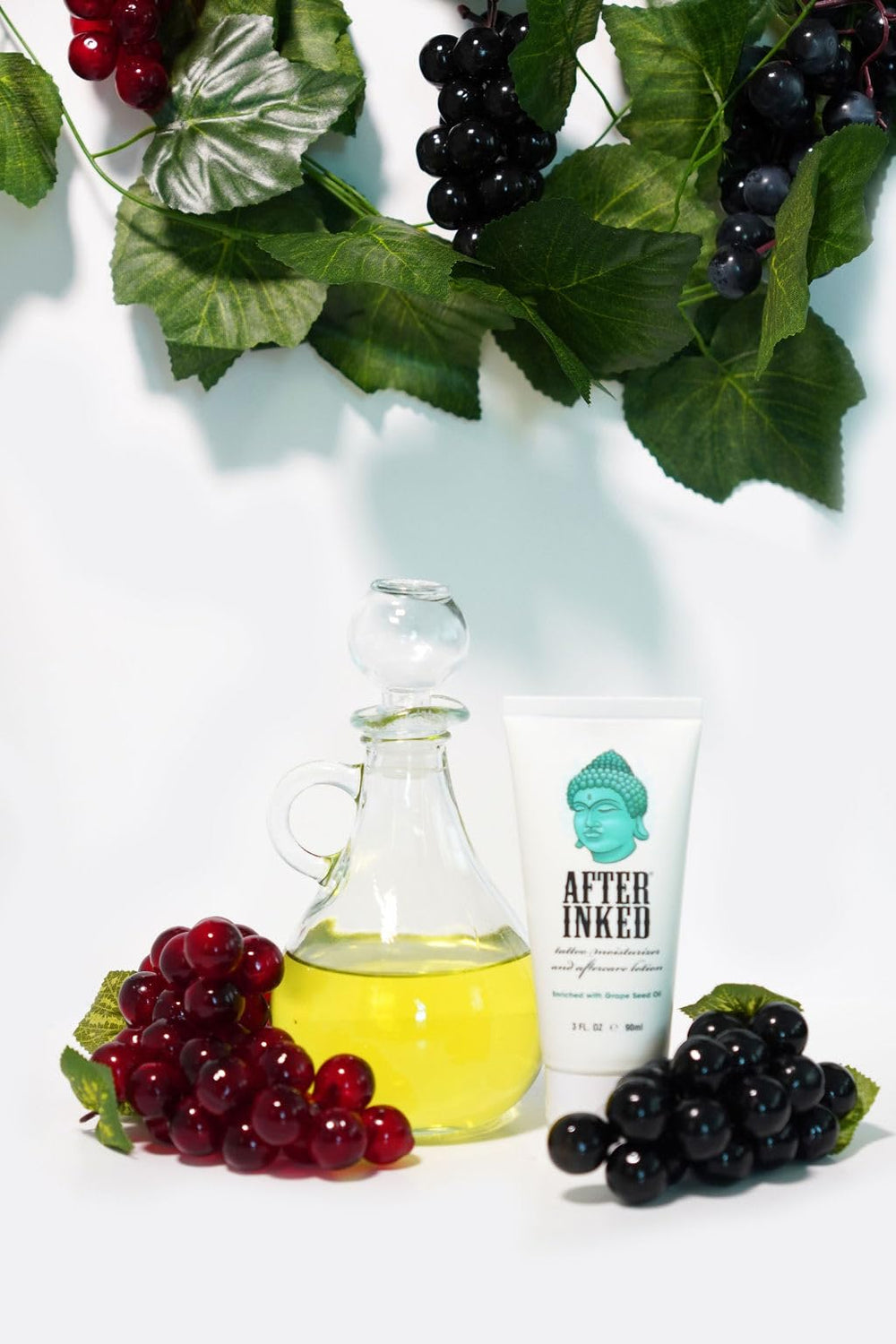 After Inked hydrating-skin-closeup demonstrates vibrant ink and supple skin
