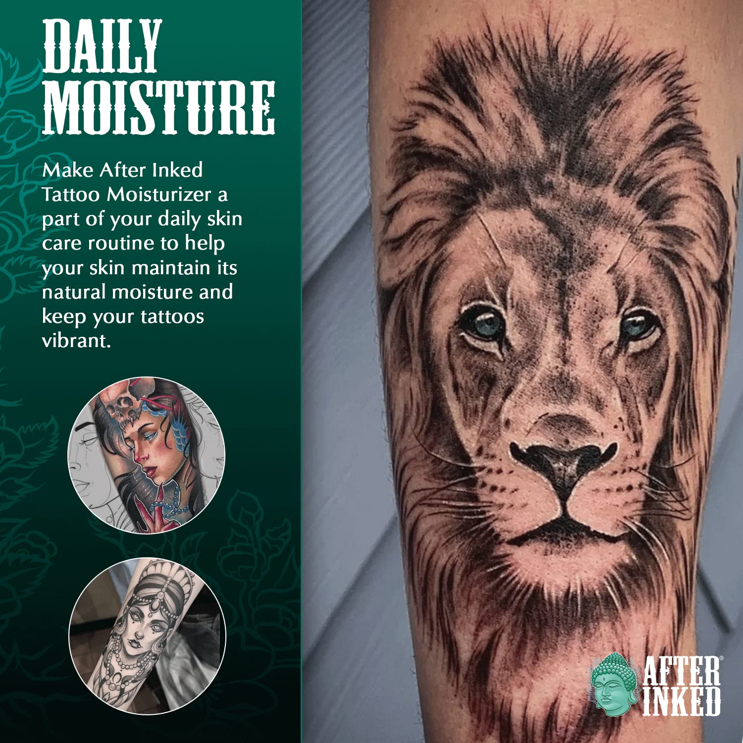 After Inked vegan-cruelty-free-logo signals fragrance-free, gentle hydration