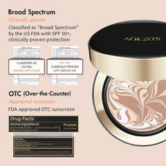 AGE20'S Signature Essence Pact cream texture showcased for smooth application on even skin tone