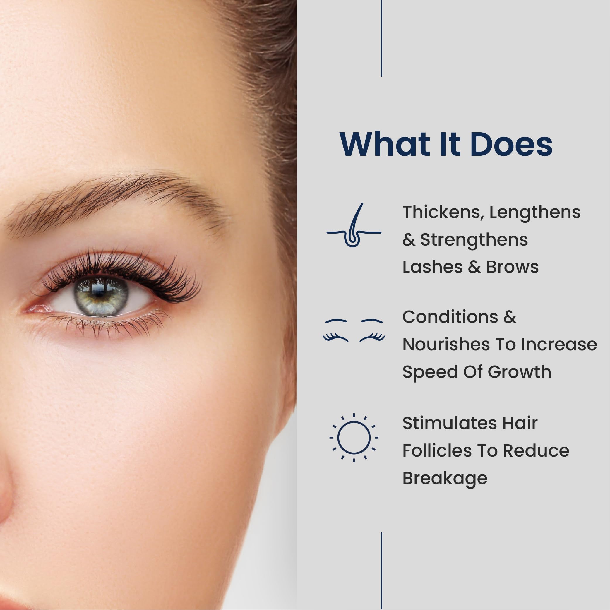 Agelyss Lash & Brow Enhancer brush-application along lash line supports growth.