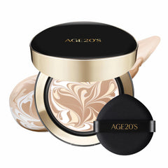 AGE 20's Signature Essence Pact compact shows 21N Vanilla for portable luminous coverage