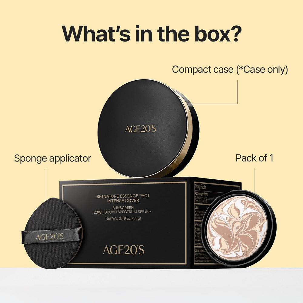 AGE 20's latte-tone trio image hints at built-in color correction and radiance