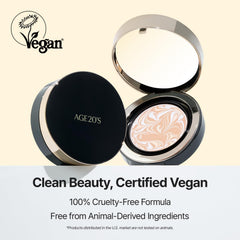 AGE 20's Signature Essence Pact SPF 50+ protects skin while delivering a natural finish