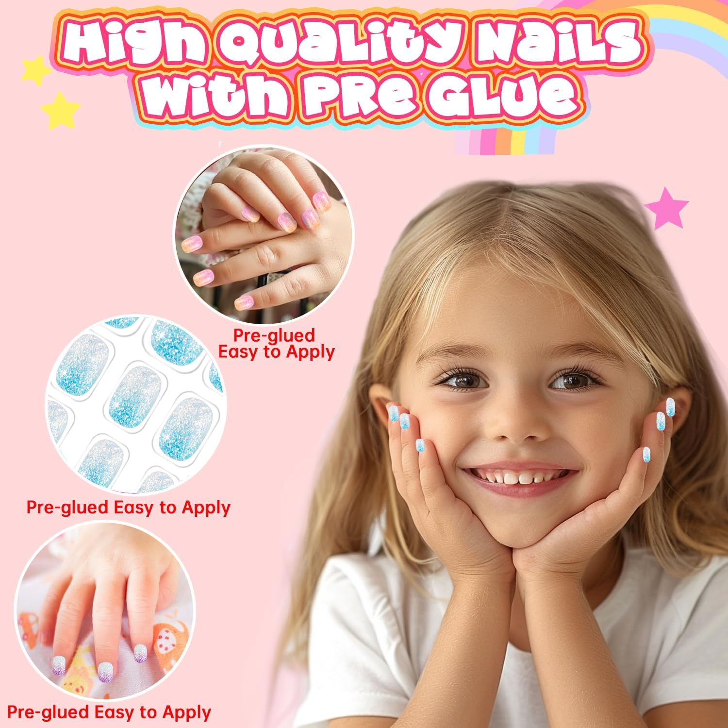 AGGKKY Gift Box Kids Nail Art perfect birthday gift