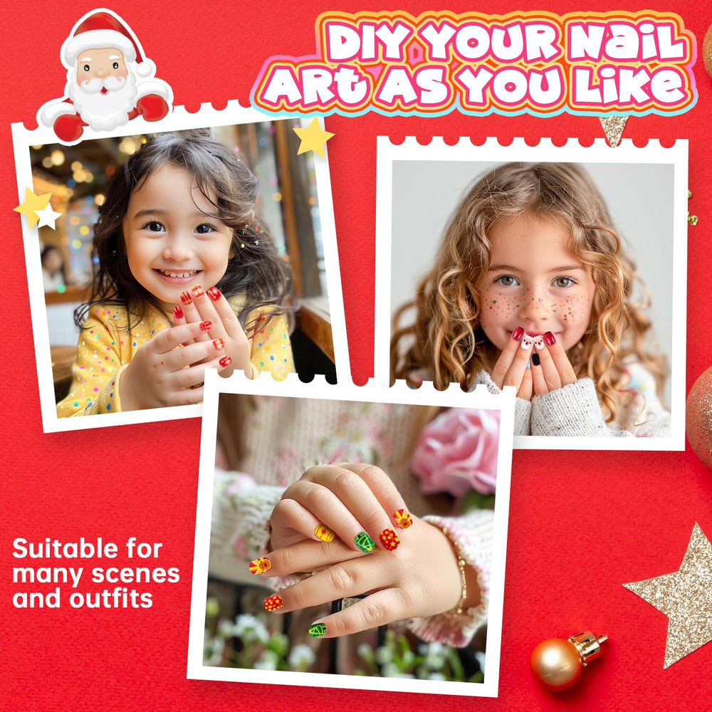 AGGKKY kids press-on nails diy-art-play sparks creativity in minutes