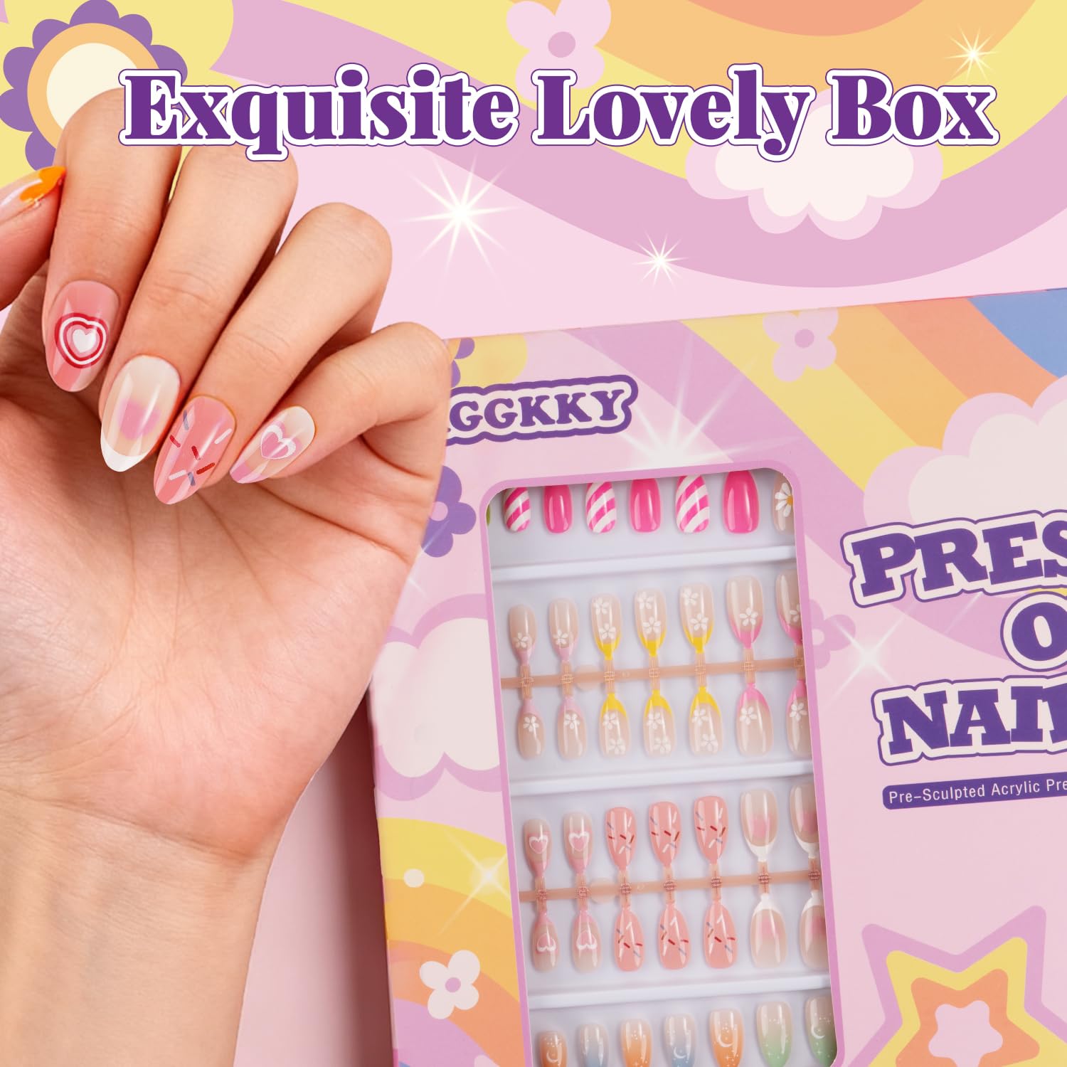 AGGKKY nail builder glue 14g keeps nails secure during play